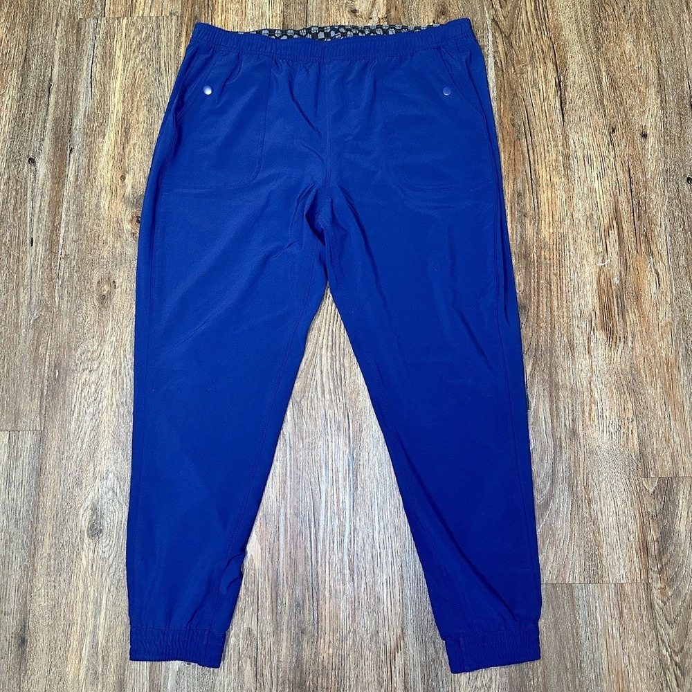 Dickies Womens Scrub Jogger Pants Navy Blue Elastic Waist Drawstring W39 L30
